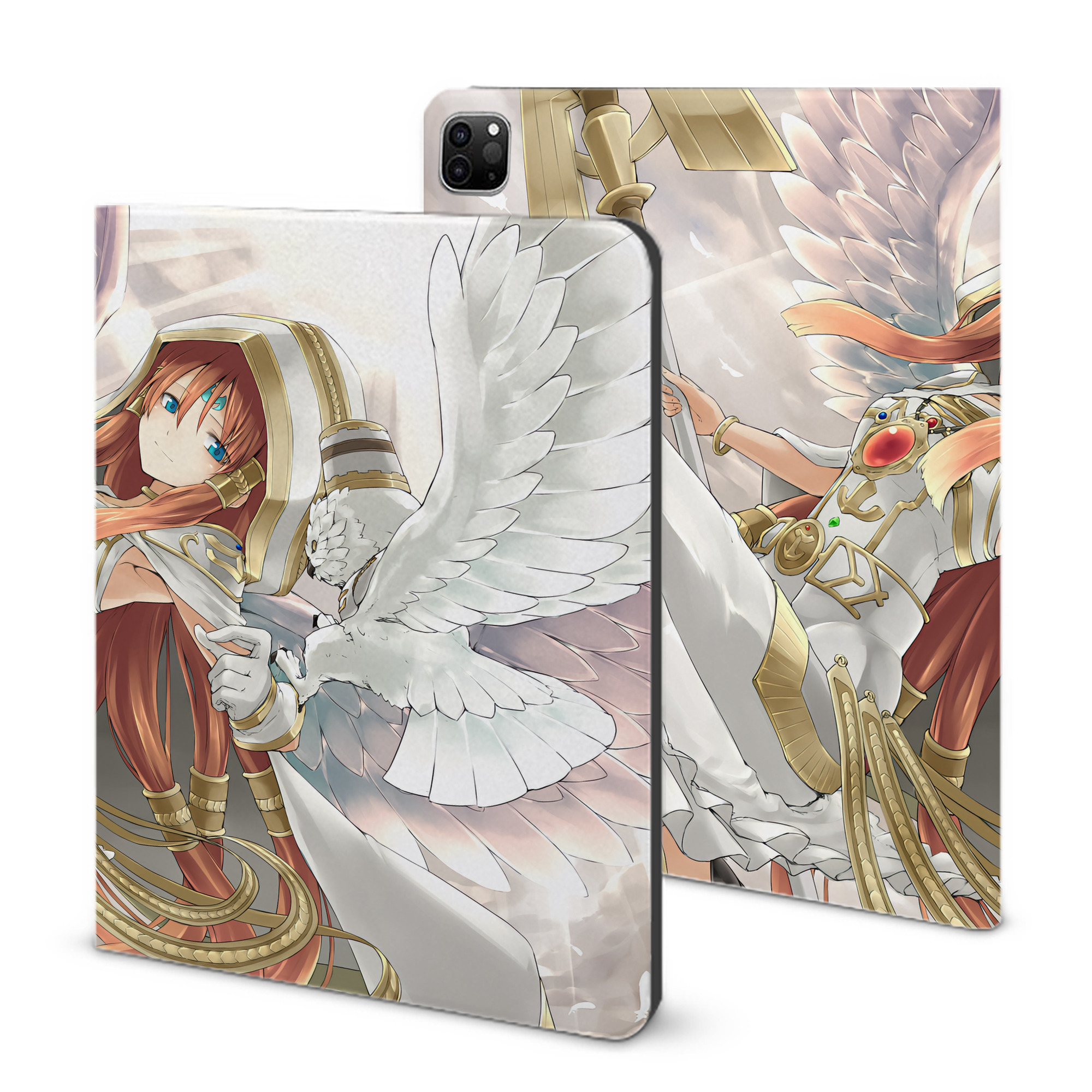 （画像用） 遊☆戯☆王 Yu-Gi-Oh! IPad ケース ブック型 PUレザー TPU 耐衝撃 軽量 薄型 ペン収納なし 全面保護 IPad 各モデル対応